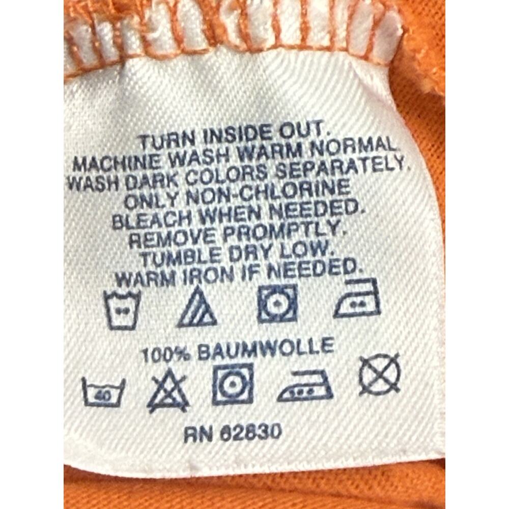 Lands End Orange Elegant Summer Relaxed Casual Dress Womens Size Large 14-16 - Picture 6 of 6